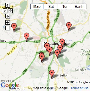 See Larger Macclesfield Allotments Map